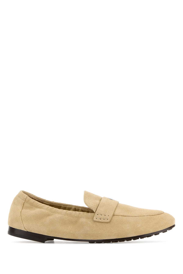 Sand Suede Ballet Loafers Praline Mocassini