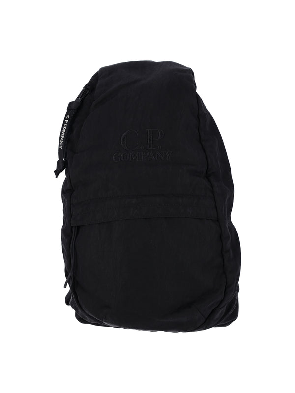 C.P. Company 100% polyamide backpack in black