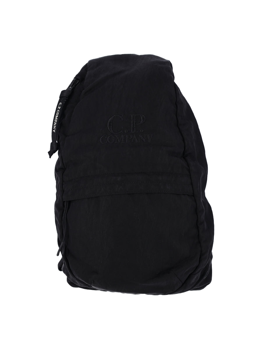 C.P. Company 100% polyamide backpack in black