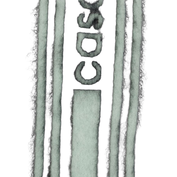 Casablanca Wool scarf in black