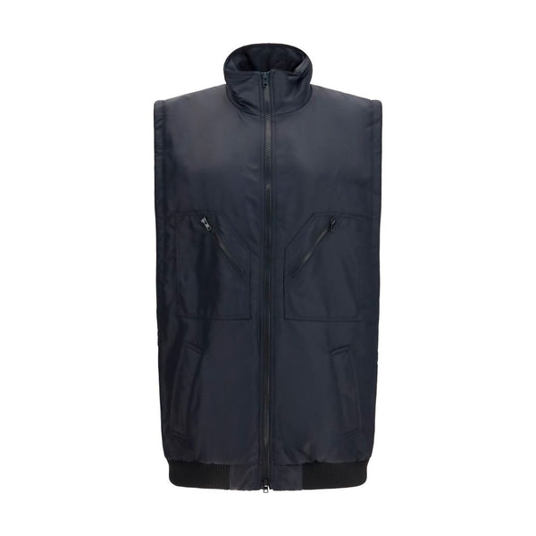 MM6 Maison Margiela 100% Polyamide vest in black