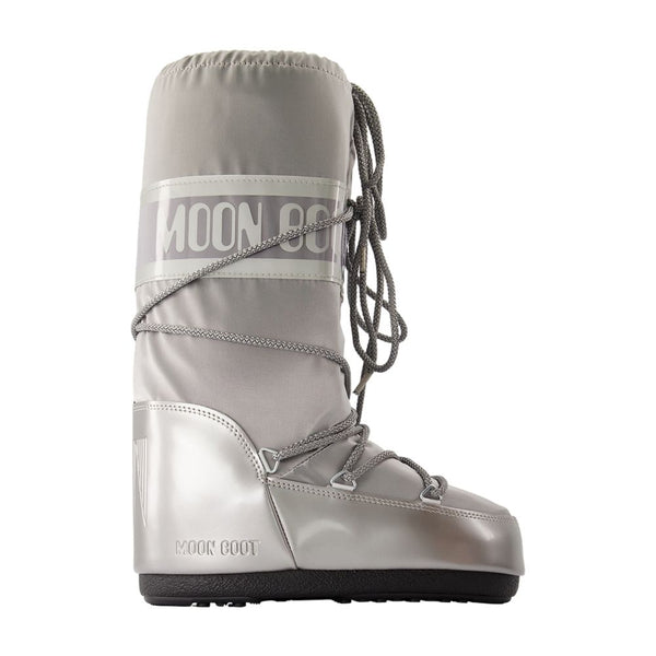 Moon Boot synthetic boot in silver