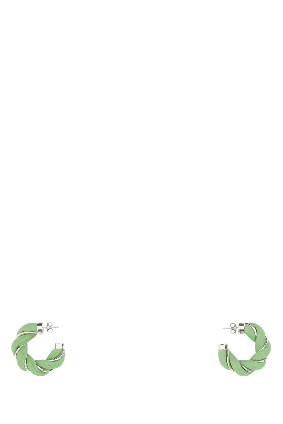 Bottega Veneta 100% Nappa leather earrings in green
