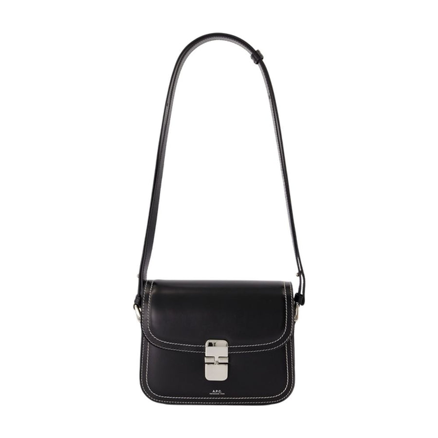 A.P.C. Cowhide crossbody bag in black