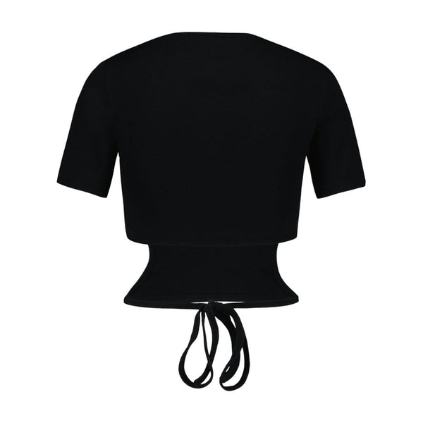 Courreges Cotton t-shirt in black