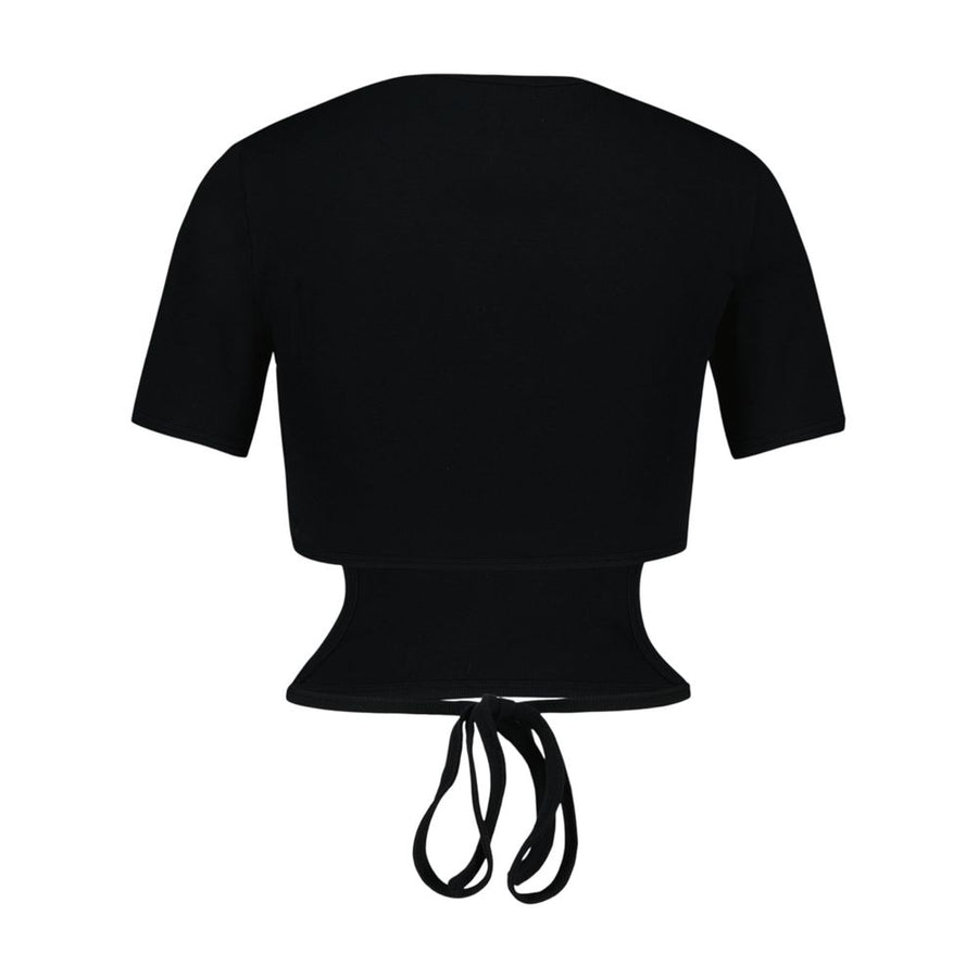 Courreges Cotton t-shirt in black