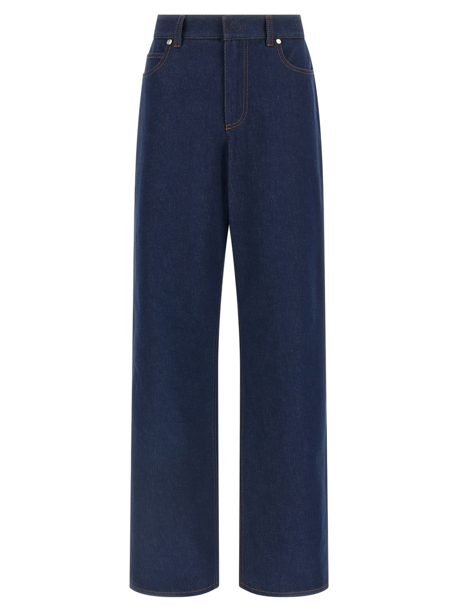 Blue Cotton Jeans Denim Clothing