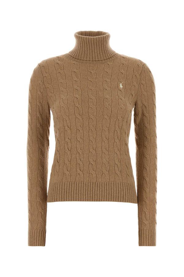 Camel Wool Blend Sweater Collectioncamelmelange Exterior: Cashmere Maglieria