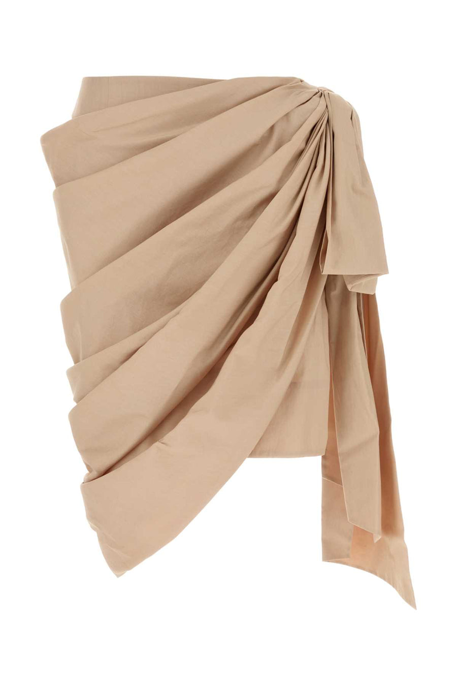 Chloé Exterior: 100% Cotton skirt in beige