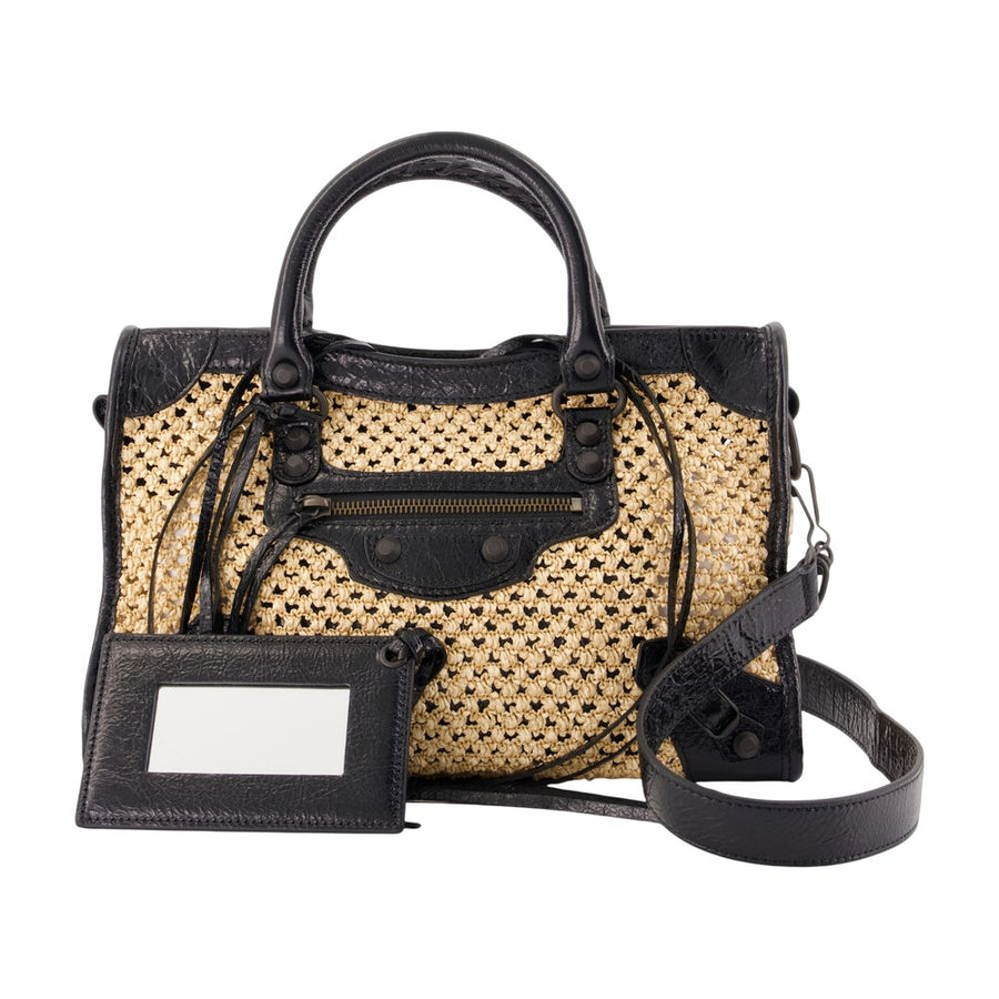 Balenciaga Lambskin handbag in black