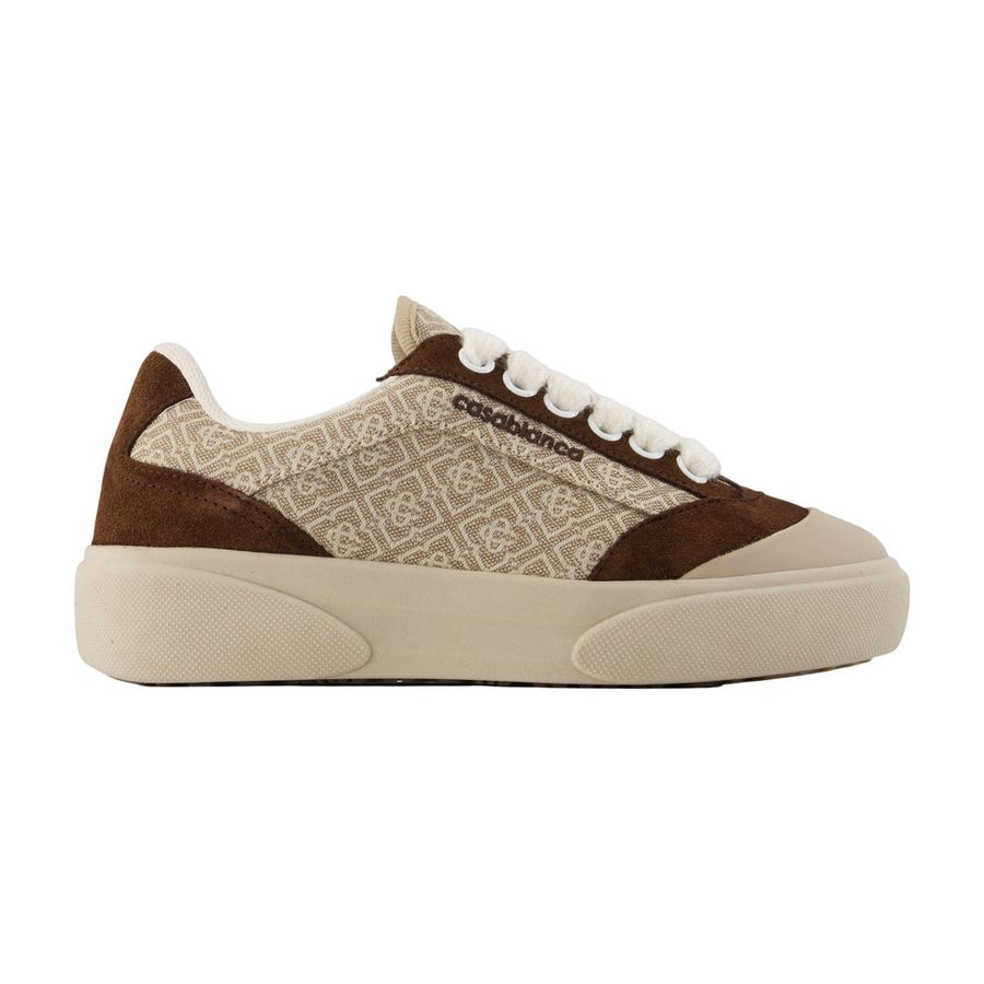 Casablanca Calfskin sneaker in brown