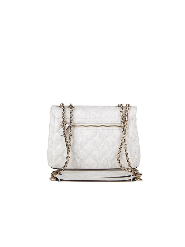 Guess 100% Polyurethane shoulder bag in white