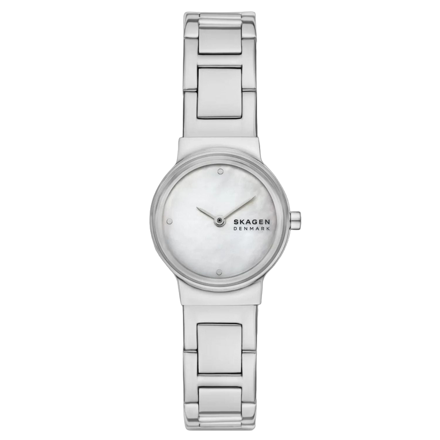 Skagen Stainless steel case watch in white