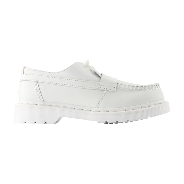 MM6 Maison Margiela Calfskin loafer in white