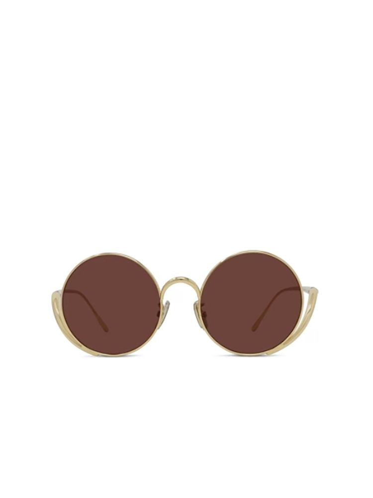 Loewe LW40187U Metal (other) sunglasses in yellow