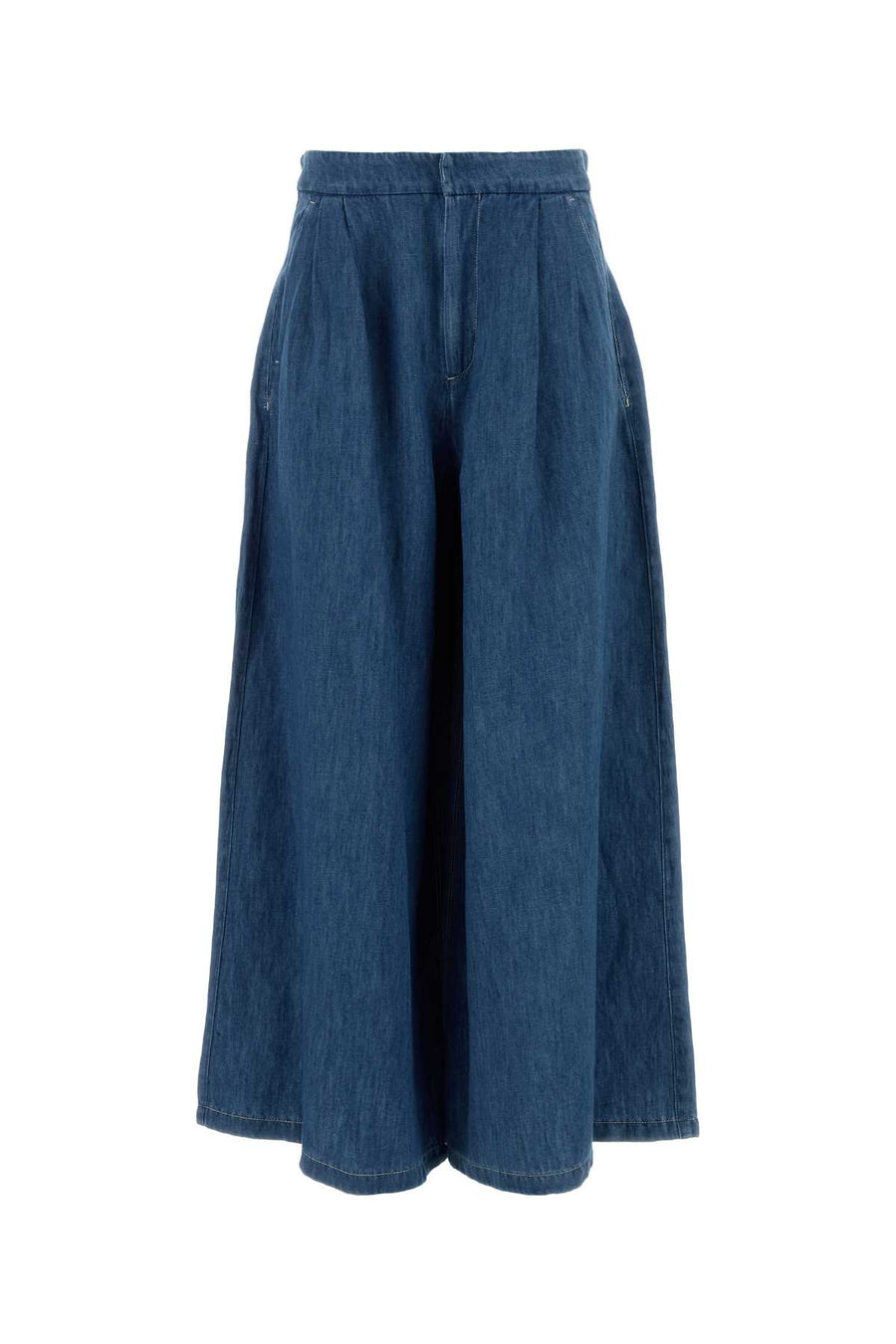 S Maxmara 60% Cotton 40% Linen jeans in blue