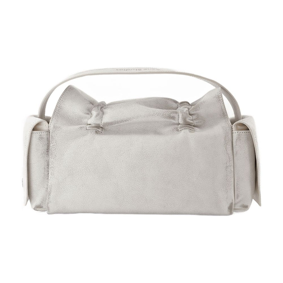 Acne Studios Calfskin shoulder bag in white