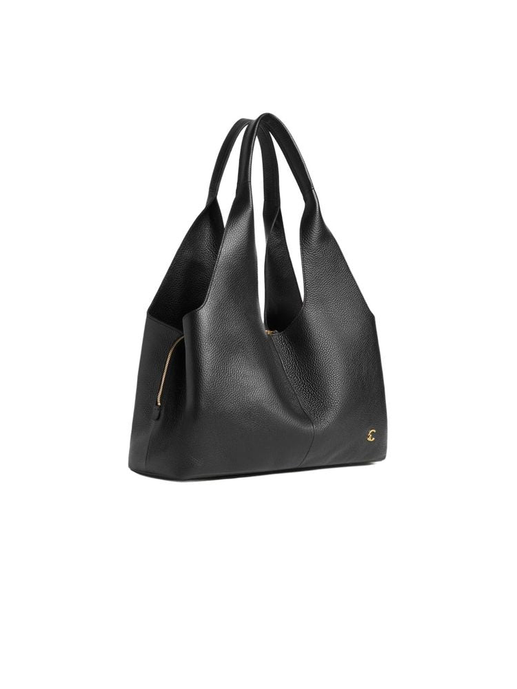 Coccinelle Shopping Bag Black Bovine Leather / Shopper-bags