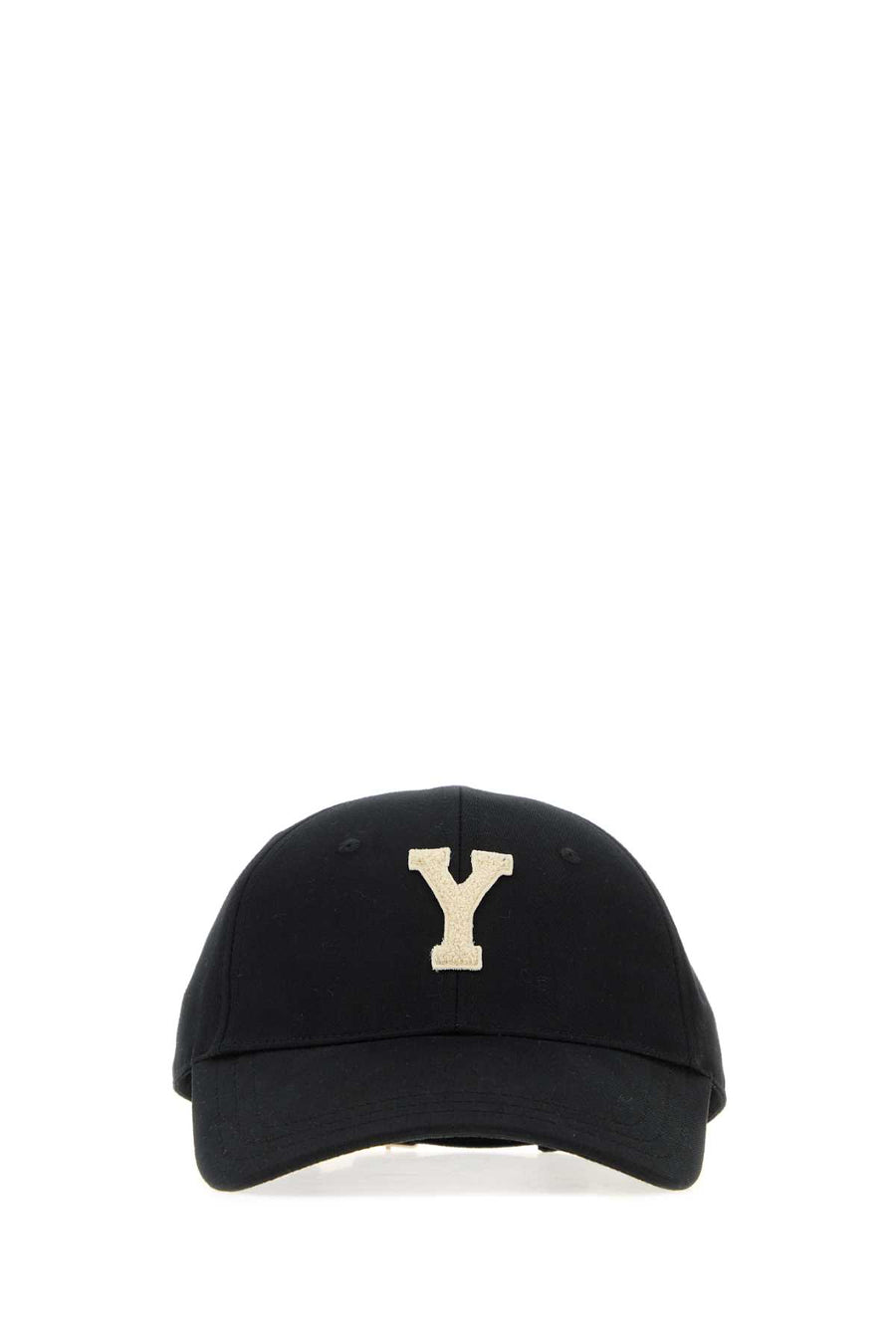 Saint Laurent With 100% Cotton baseball cap in black