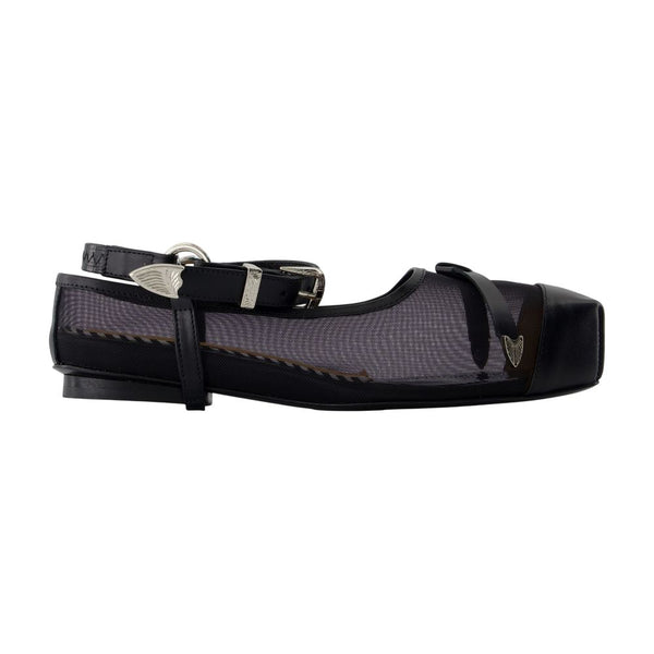 Toga Pulla Synthetic sandal in black