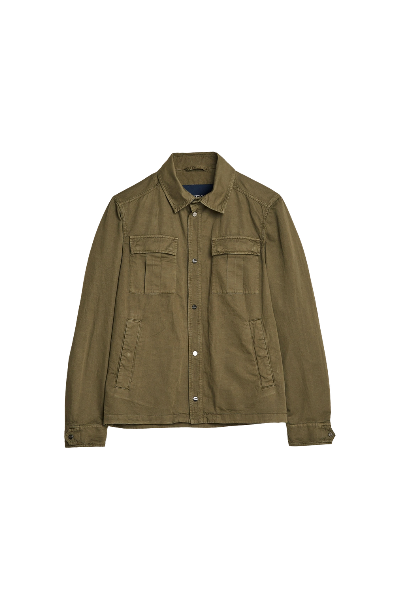 Herno 73% Cotton jacket in green