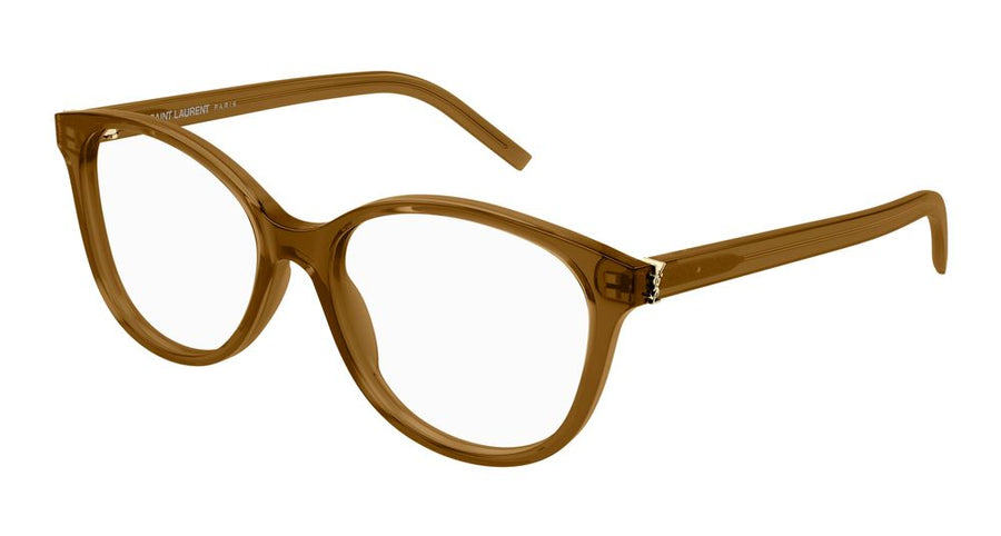 Eyeglasses Saint Laurent Sl M112 006 Brown Transpare 54-16-145 Acetate