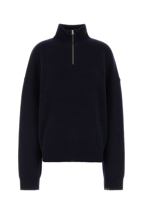Navy Blue Cashmere Blend Nâ°235 Sweater Maglieria