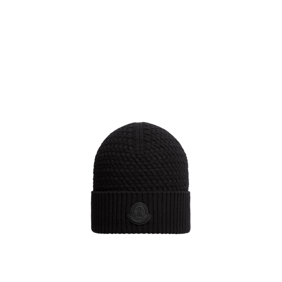Moncler L2091 Wool beanie in black