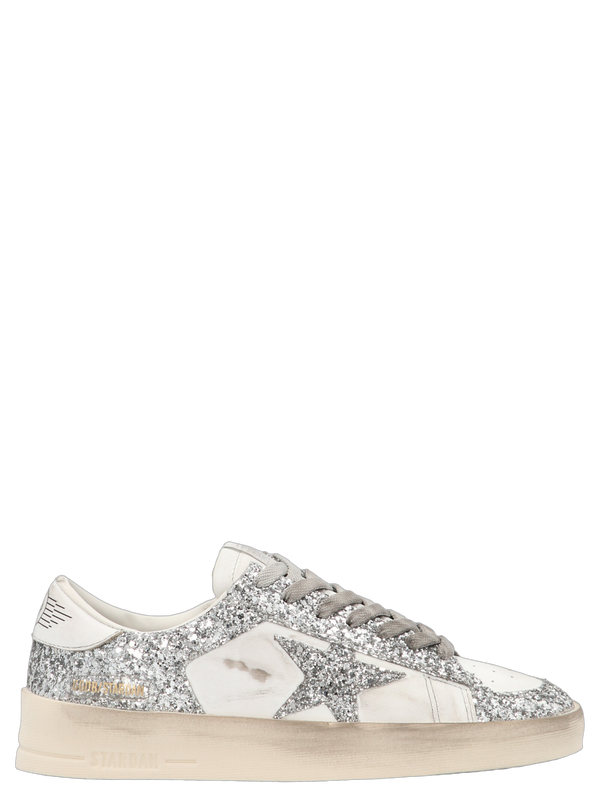 Golden Goose 44% polyester sneaker in silver