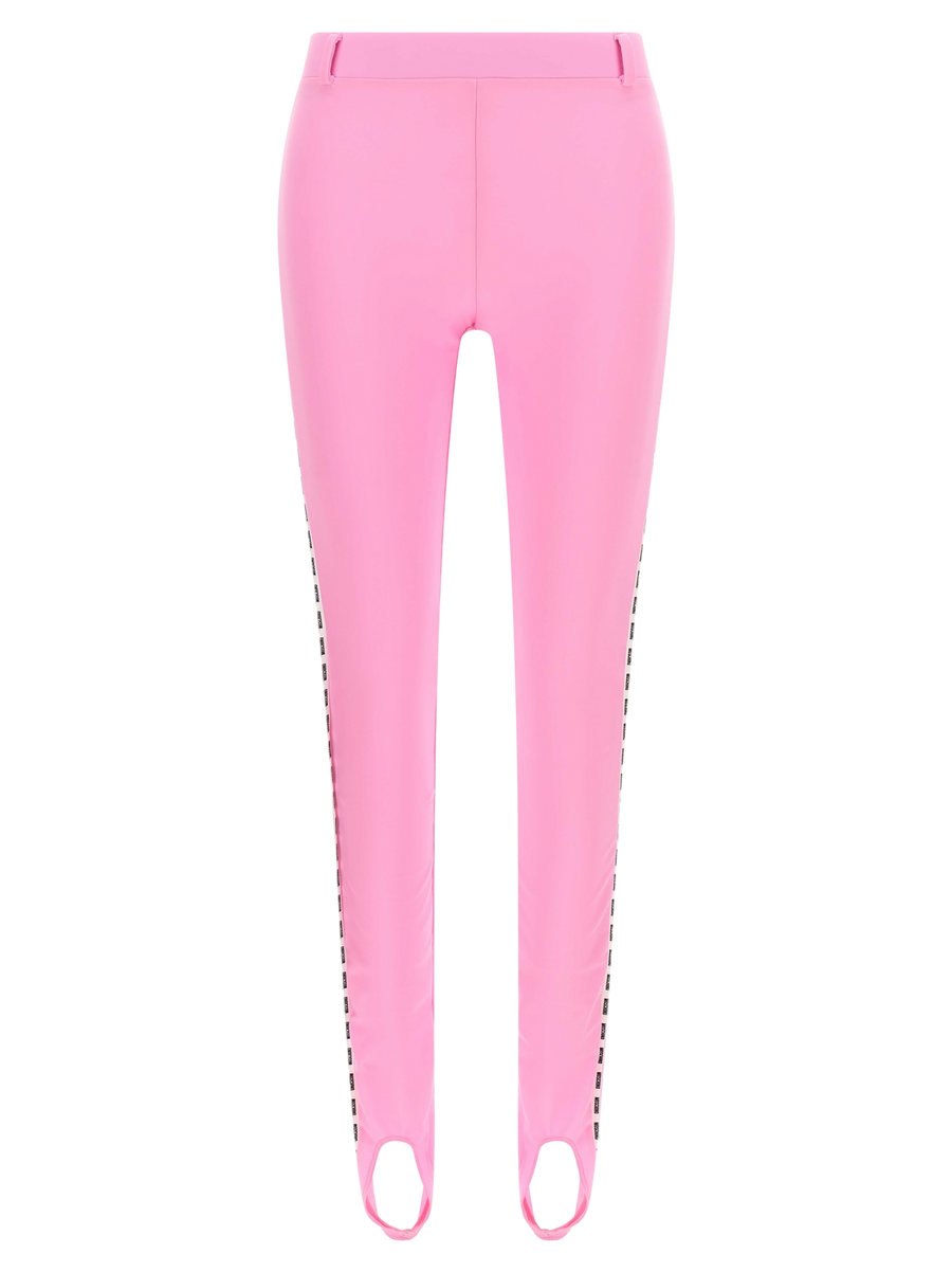 Moschino Stretch lycra leggings in pink