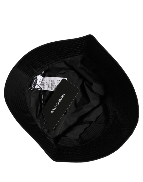 Dolce & Gabbana HAT10078 100% Nylon (shell) bucket hat in black
