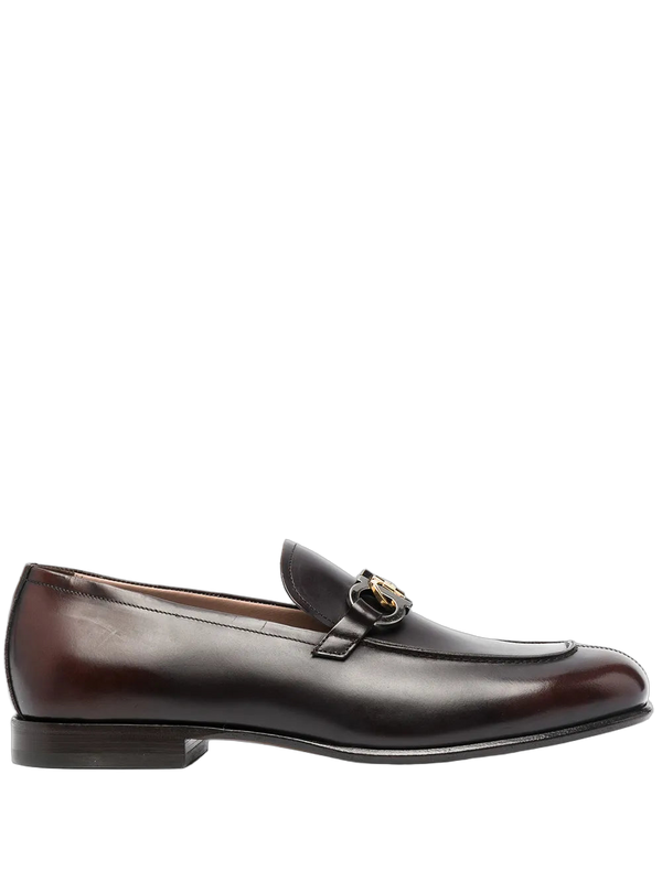 Ferragamo Leather loafer in black