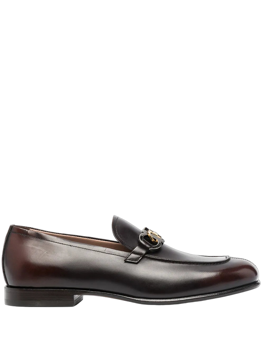 Ferragamo Leather loafer in black