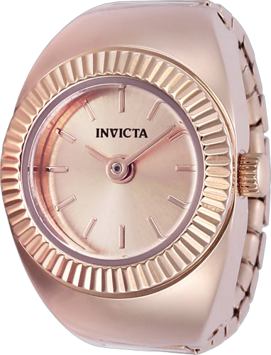 Invicta Stainless steel case and bracelet watch in rose gold