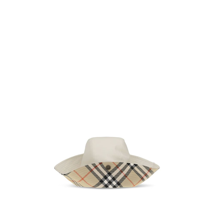 White Cotton Bucket Hat