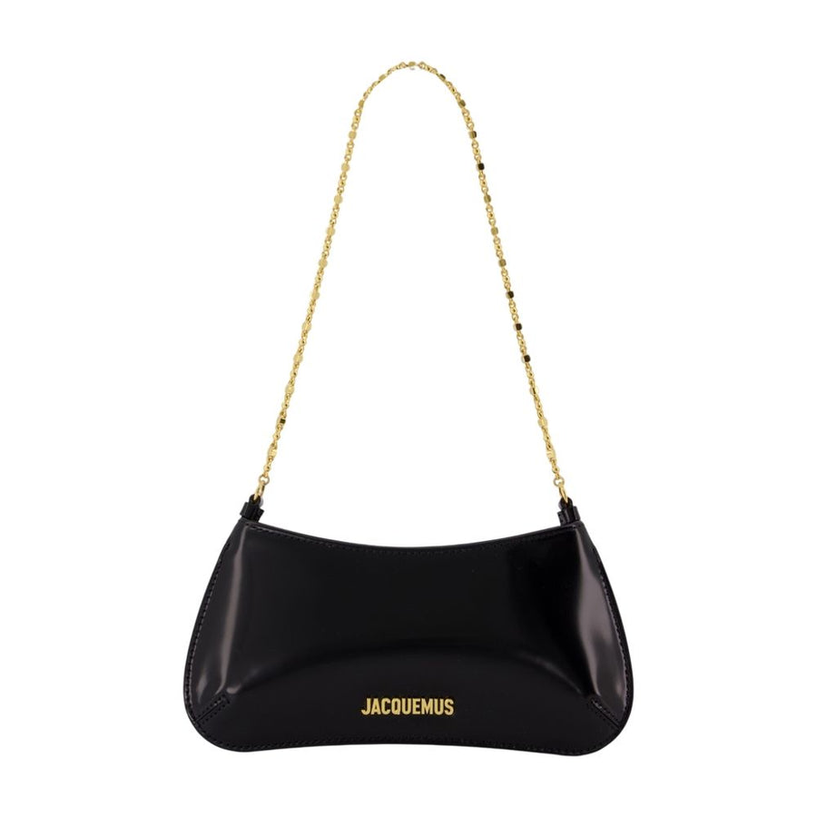 Le Petit Bisou Chaine - Jacquemus Leather Black Calfskin Bags / Shoulder-hobo-bags