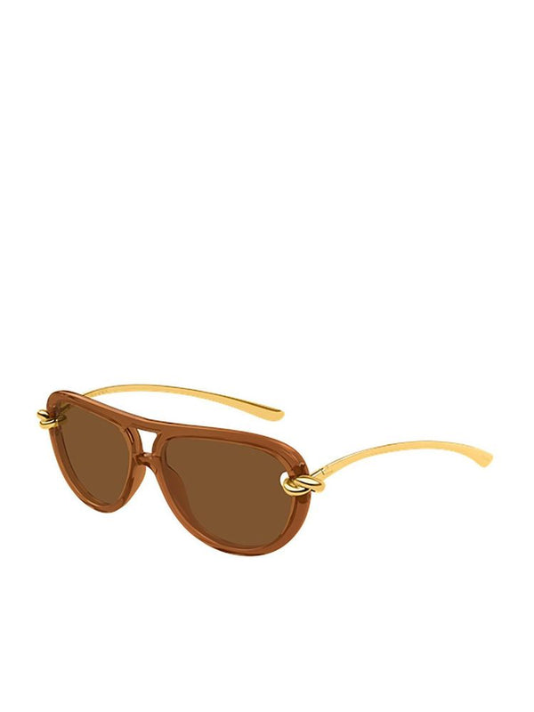 Bottega Veneta BV1418S Metal (Other) sunglasses in brown