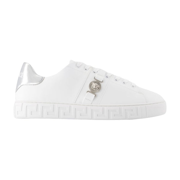 Versace Canvas sneakers in white