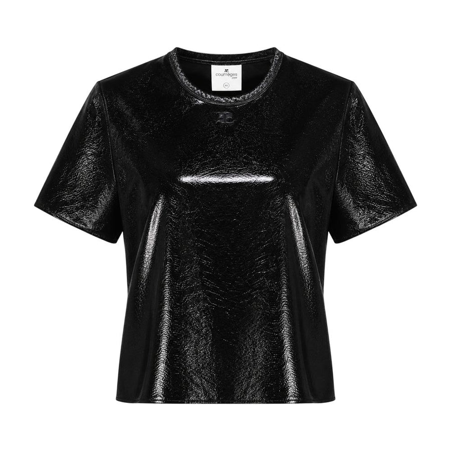 Ss T-Shirt - Courreges Vinyl Black Other Concept-store / Ready-to-wear