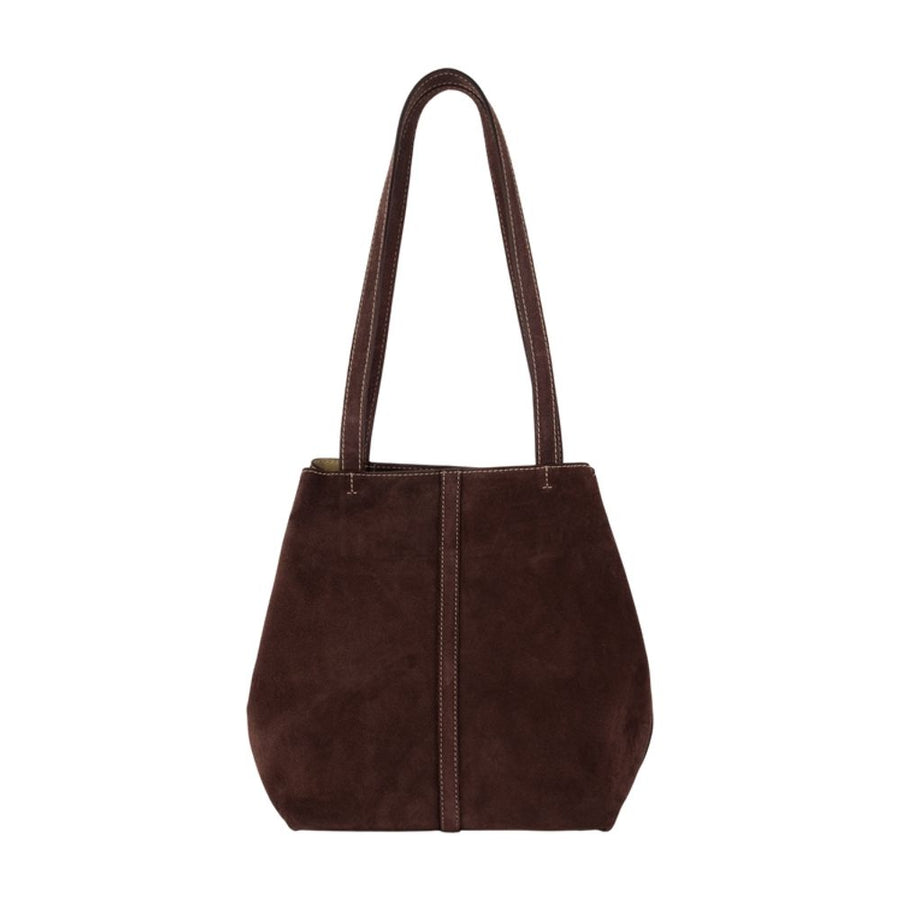 Vanessa Bruno cowhide shoulder bag in brown