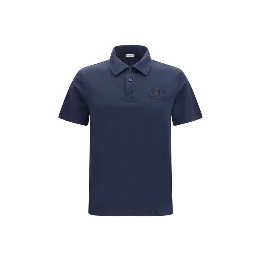 Burberry 100% Cotton polo shirt in navy