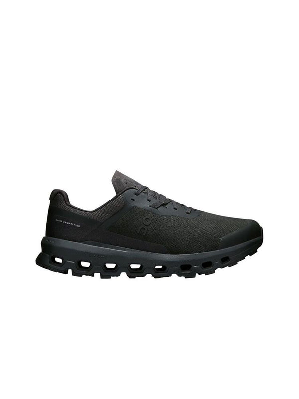 On 100% Recycled Polyester (upper and lining) sneaker in black
