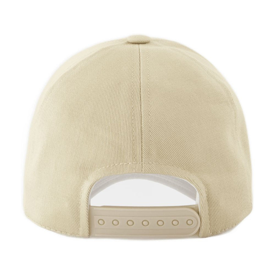 Courreges 125ACT039CO0024-1062 cotton baseball cap in beige