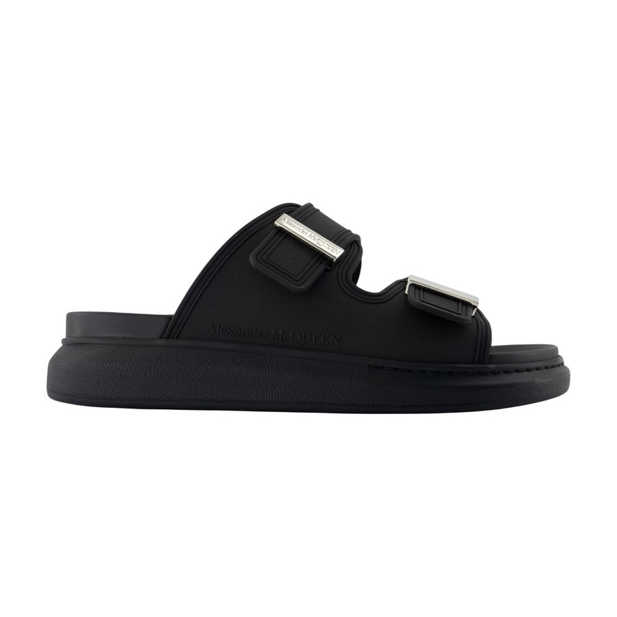 Alexander McQueen Synthetic sandals in black