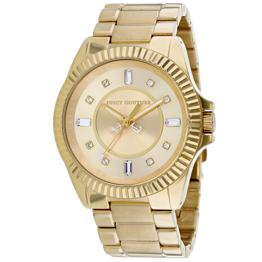 Juicy Couture Stainless steel watch in gold