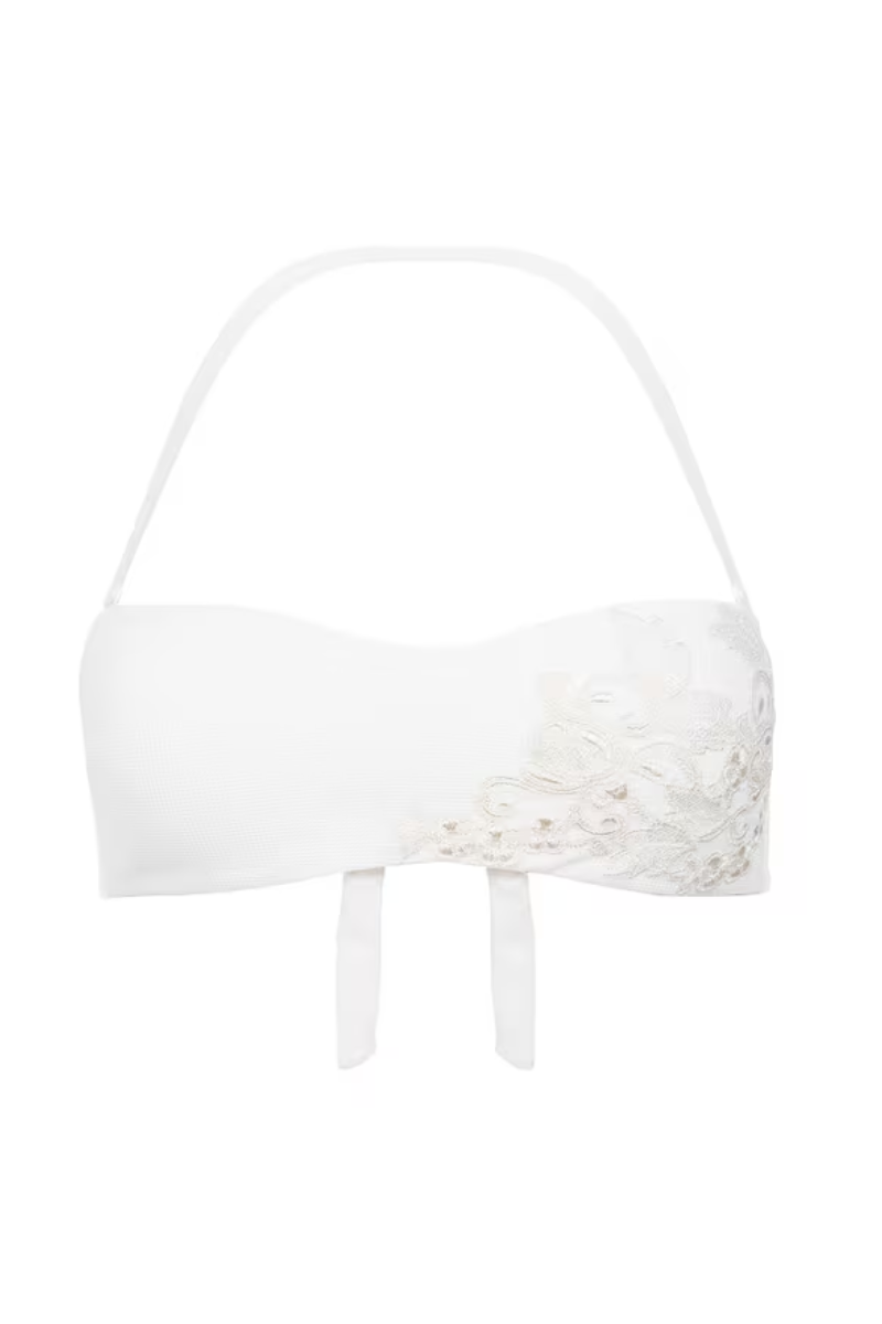 La Perla 81% Nylon swimsuit in white