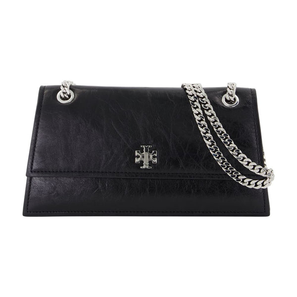 Tory Burch Lambskin shoulder bag in black