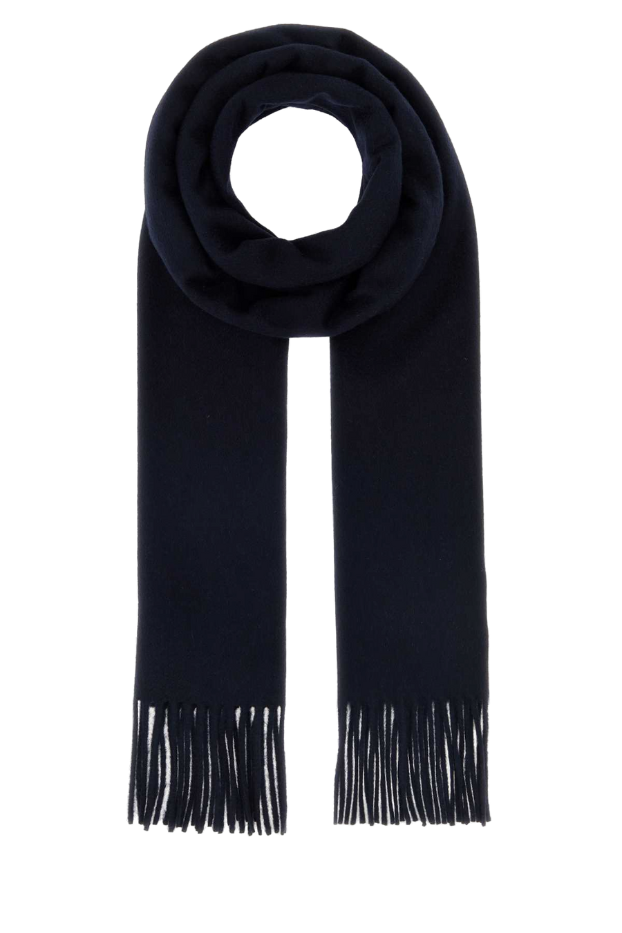Max Mara 100% Cashmere scarf in navy
