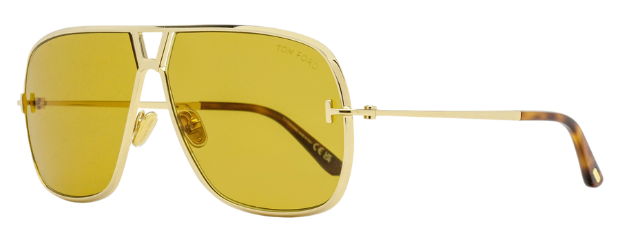 Tom Ford Stavros Sunglasses Tf1204 30e Gold-Havana 63mm Ft1204 Gold/havana Metal/plastic (acetate)