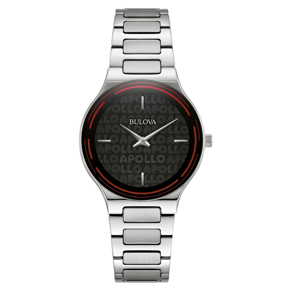 Bulova watch in black